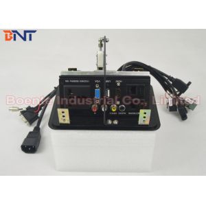 OEM Hydraulic Desktop Power Sockets , Table Top Power Outlets