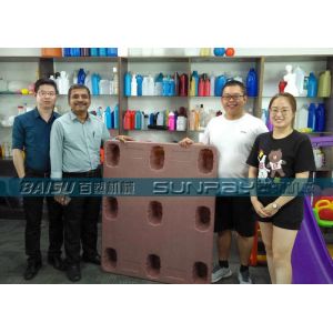 Heavy Duty Plastic Pallet Making Machine , Extruder Blowing Machine Accumulating