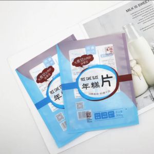 Three Side Seal Stand-Up Pouch With Zipper Top Moisture Proof BOPP & PE For Food