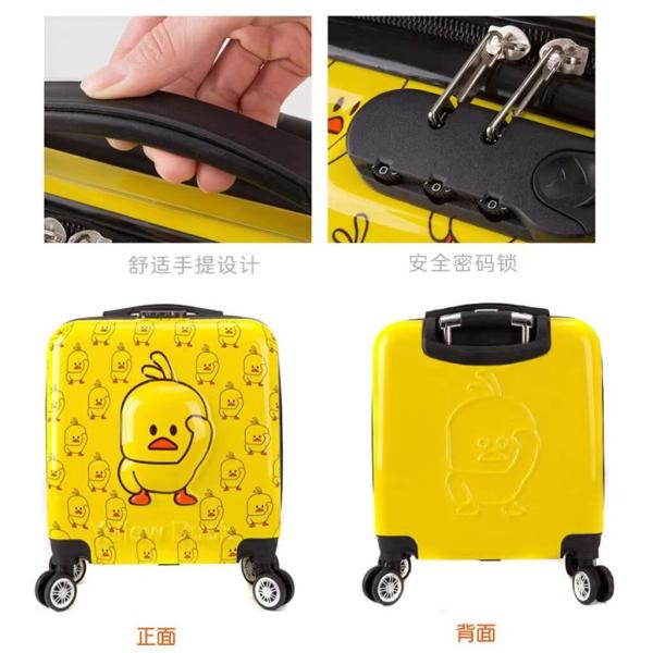 New Customize Pattern Fashionable Cartoon Suitcase Bag Kids Luggage & Travel Bags Children Travel Trolley Luggage Bag