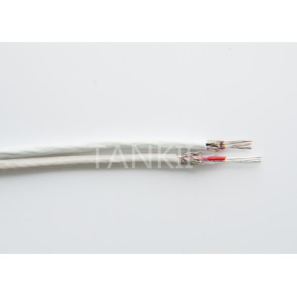 Tankii Fiberglass / PVC Extension Insulated Thermocouple Cable Solid Shape For Temperature Measurement