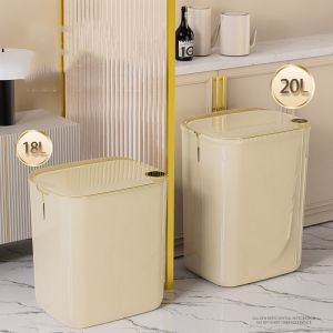 Living Room Bedroom IPX5 Waterproof Intelligent Electronic Motion Plastic Trash