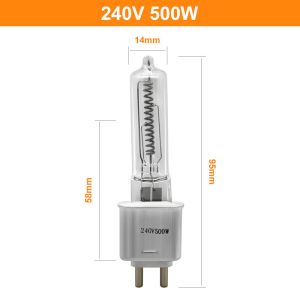 T4 500w Quartz Lamp Lumens High G9.5 Halogen Infrared Heat Lamp 240v
