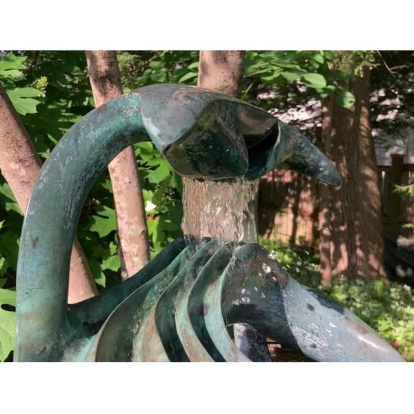 Custom Decoration Outdoor Bronze Garden Water Fountain Sculpture