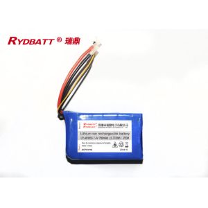 Quality LP 483655 2S1P 7.4V 780mAh Lithium Polymer Charge Pack for sale
