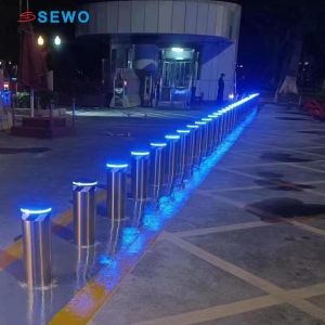 Automatic Bollards for Vehicle Control , Crash-Rated Hydraulic Retractable