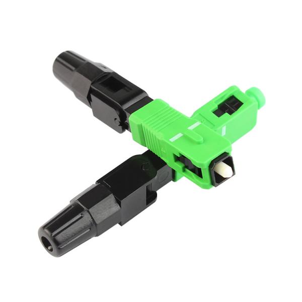 Buy Customized SC APC Fiber Optic Quick Connector For Network Equipment at wholesale prices
