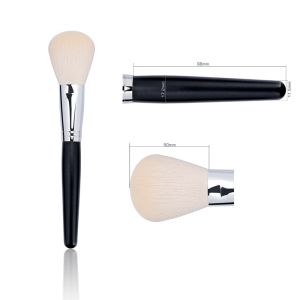 PBT Hair High End Makeup Brush Cosmetics Powder Brush Set Aluminum Ferrule