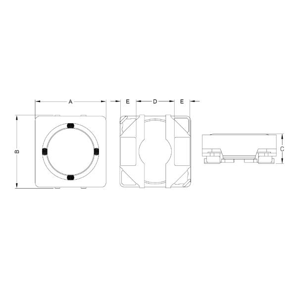 ROHS Certificated SMD Power Inductor For Low Profile Applications MOX-SLI-5020
