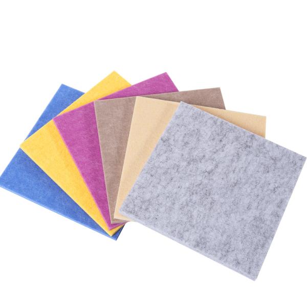 Buy 12mm Factory Supply Soundproof Acoustic Panel PET Acoustic Wall Panel at wholesale prices