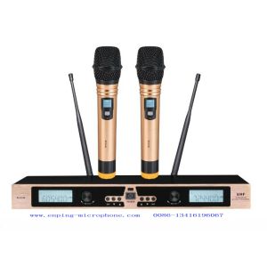 Quality LS-5100 wireless microphone system UHF IR selecta ble frequency PLL AUTOMATIC INDUCTION competetive price rack ear for sale