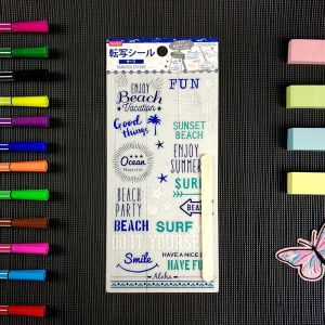 Pressure Transfer Sticker Rub-On Transfer Scratching Stickers Cartoon Sticker