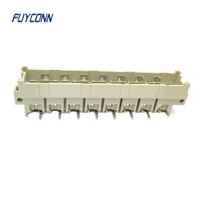 Power DIN41612 Connector China PCB R/A 7+8 15Pin 5.08mm Male Connector