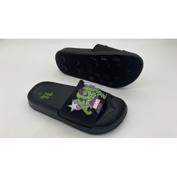 Vibrant Character Kids Pool Slide Hulk Sandals Easy Slip On Style
