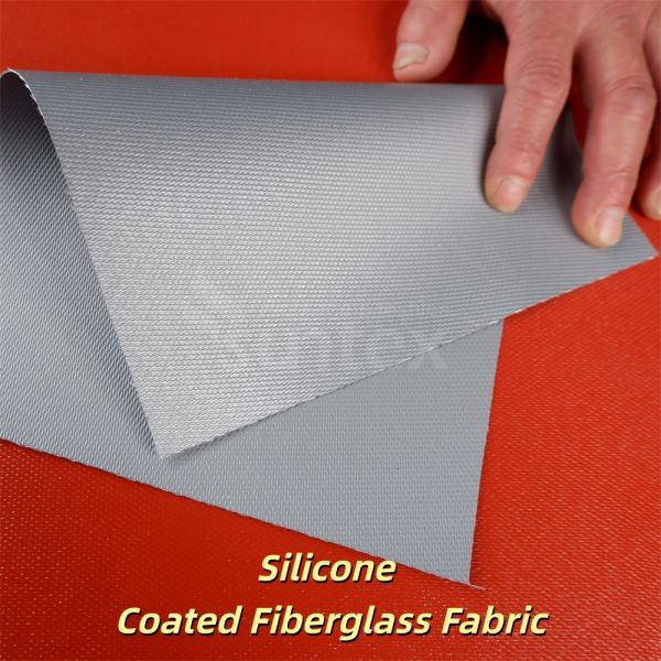 Buy Corrosion Resistant Weatherproof Water Repellent Silicone Coated Fiberglass Fabric for Fire Blankets at wholesale prices