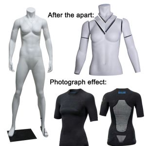 wholesale Fashion Full body Fiberglass Mannequin Man Invisible Mannequin for