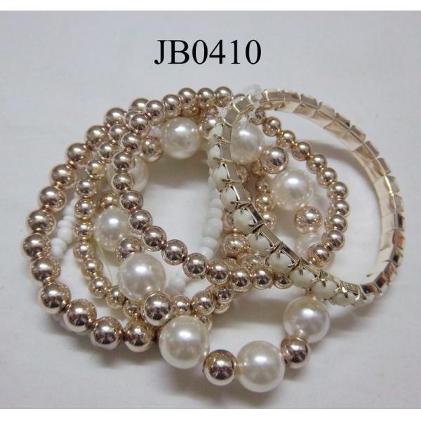 Buy Pearl Beaded Bracelet Pack at wholesale prices