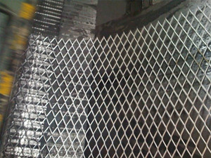 Diamond Expanded Metal Wire Mesh / 8mm Plate Drawing Expanded Steel Diamond Mesh