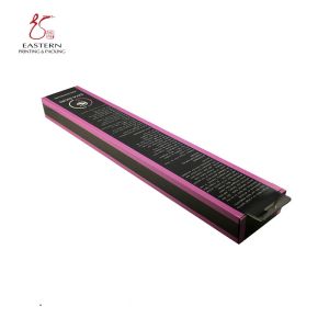 Black Color Luxury Hair Extension Packaging | 4cm Width x 25cm Length