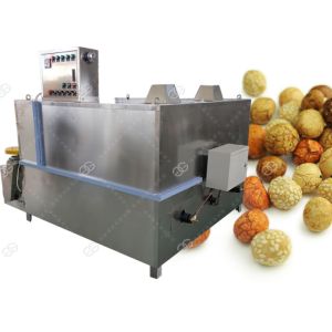 Coated Peanuts Nuts Roasting Machine / Cashew Groundnut Roasting Machine Swing