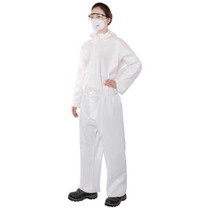 China CE ISO13485 Hooded Disposable Medical Coverall Abrasion Resistant on sale
