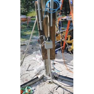 15m lockable pneumatic telescopic mast 30~400kg payloads
