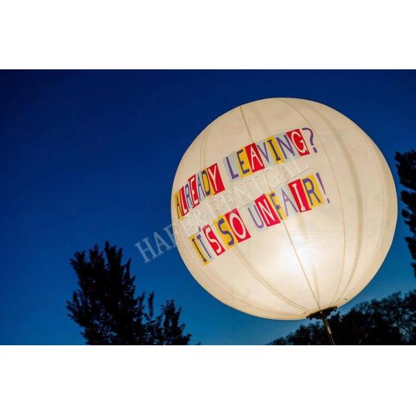 Inflatable Lighting Advertising Marketing Decoration Balloon 230V Can Be Launched