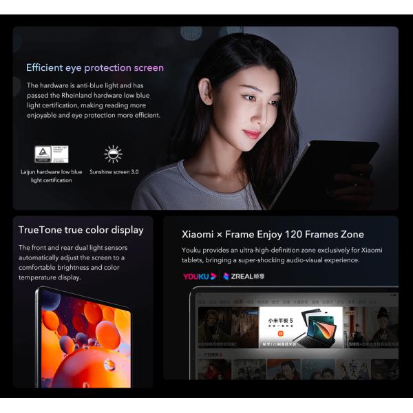 Xiaomi Mi Pad 5 Pro Tablet PC 11 Inch 2.5K LCD Snapdrgon 860 WiFi Version 6GB 128GB Mi Pad 5Pro 2021