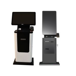Quality Touchscreen Self Service Kiosk with Barcode Scanner and Encryption Security for sale
