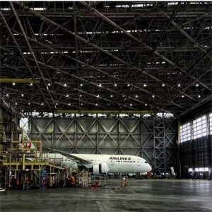 Efficient Prefabricated Large-span Space H-shaped Steel Structure Hangar