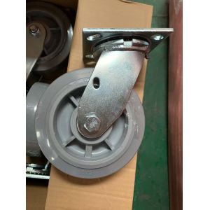 Noiseless And Wear Resistant Trolley Wheels With M12x15mm Threaded Stem