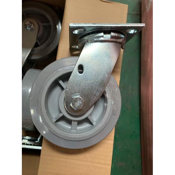 Buy Noiseless And Wear Resistant Trolley Wheels With M12x15mm Threaded Stem at wholesale prices