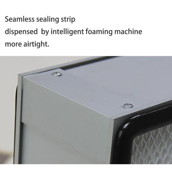 0.03mm Thickness High Volume HEPA Filter , Mini Pleat HEPA Filter With Fiberglass Material