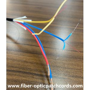 China 5G GDVV Bow Type Optical Hybrid Cable 2G 657A2 2x1.5mm2 9.0mm OD on sale