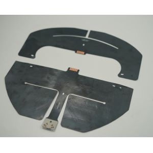 2L LED PCB Board FR4 1.5MM White And Black Soldermask With OSP For LED Display