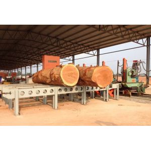 MJ3212B Woodworking Vertical Band Saw Mill With CNC Carriage