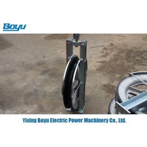 Quality Single Aluminum Bundled Conductor Pulley 5kN TYSHD-120X30 for sale
