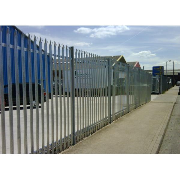Buy Sharp Profiled Heads H2.4m palisade Welded Wire Garden Fence at wholesale prices