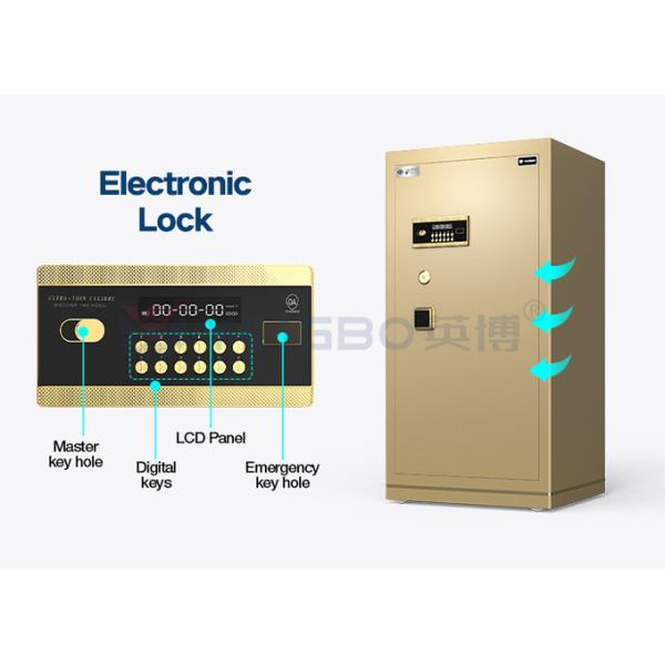 H1200mm Dual Alarm Electronic Safe Box For Office Security