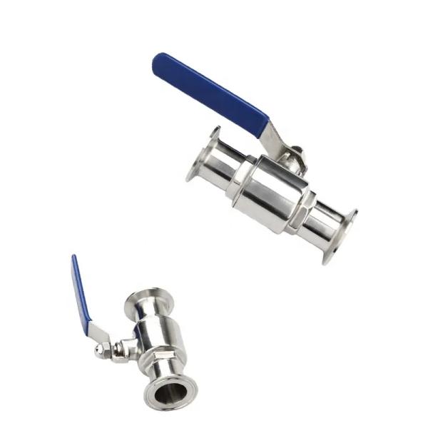 OEM Support SS304 1/4''-4.0'' Homebrew Tri-Clamp Ball Valve Stainless Steel Sanitary Valve