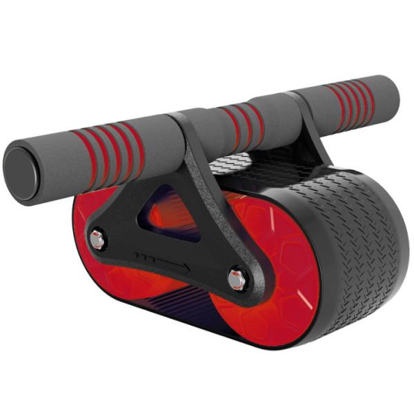 Females Super Silence Abdominal Muscle Wheel Automatic Rebound Ab Wheel Roller Set