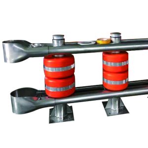 Roller Barrels Road Safety Barrier Galvanized Fence for Highway Safety
