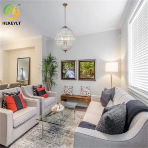 China Luxury 5 Light Globe Round Modern Chandelier With Crystal Accents on sale