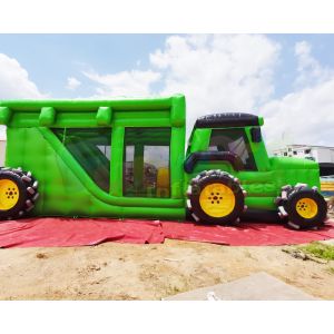 Quality 18OZ Commercial Inflatable Slide Kids Jumping Bounce House Combo for sale