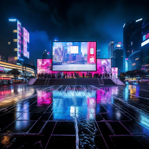 Customized High Brightness LED Digital Billboard for Outdoor Advertising