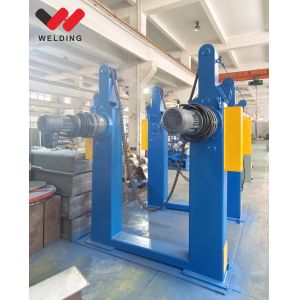 2.5 Tons Pipe Welding Roller Chain Turner For Long Strip Workpiece 4 Columns
