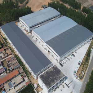 Auto Repair Garage Steel Frame Building with Glass Wool Panels