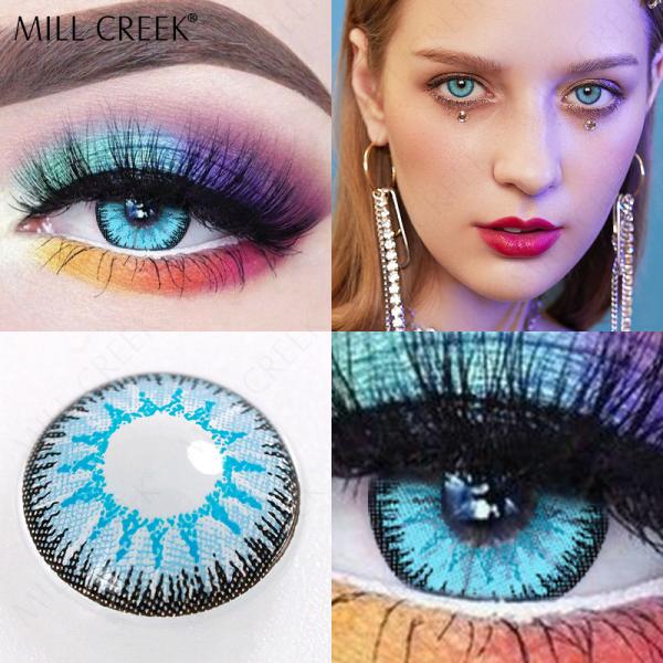 OEM Blue Monster Eye Cosplay Contact Lens Halloween Crazy Anime Sharingan Contact Lens