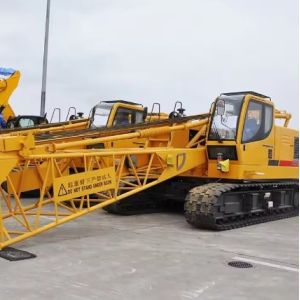XGC55T 55 Ton Telescopic Boom Crawler Crane Second Hand 155kw