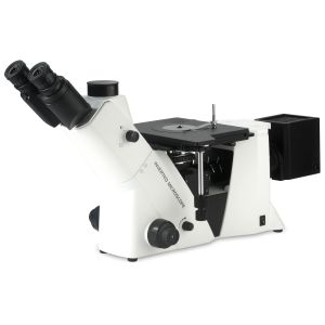 Trinocular Head Metallurgical Optical Microscope 4 Holes Nosepiece Three Layer